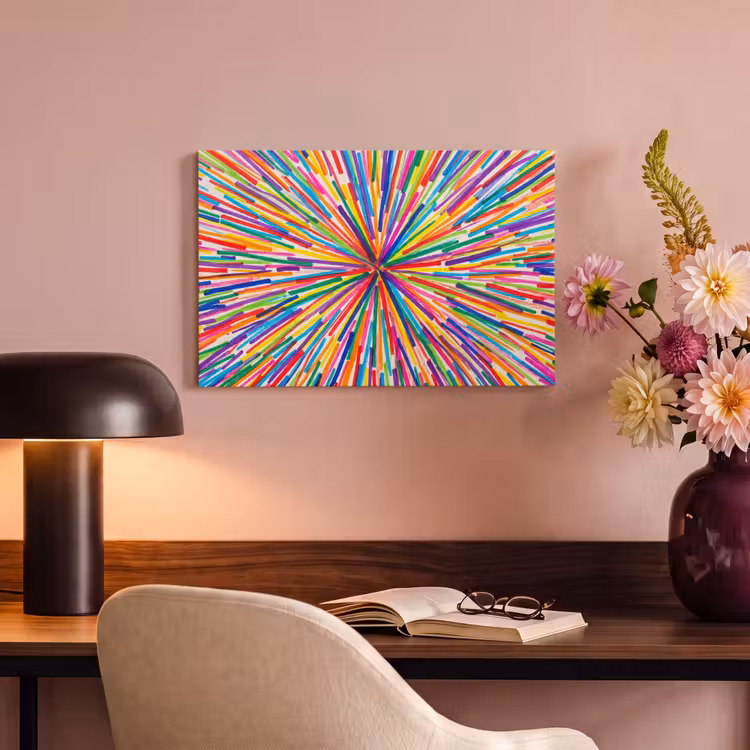 Canvas schilderij - Lijnen - Kleurrijk - Abstract — 3
