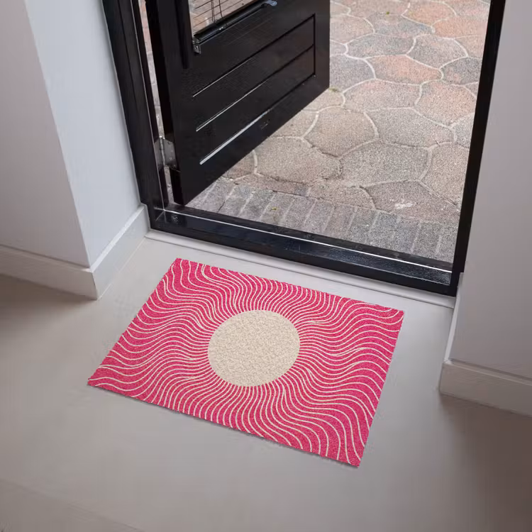 Deurmat - Abstract - Patroon - Roze — 4