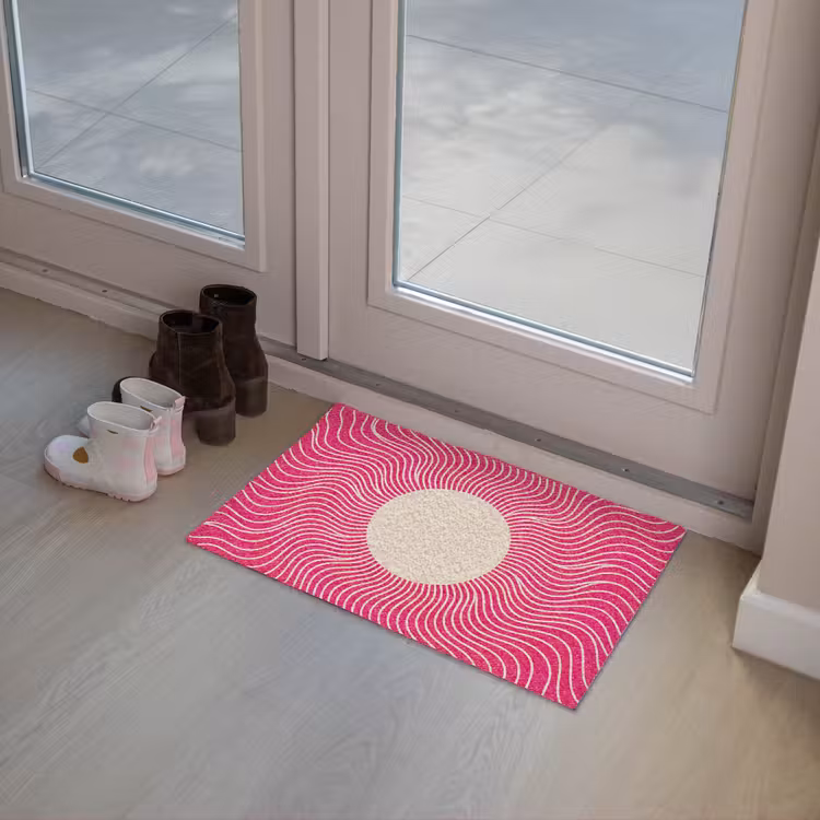 Deurmat - Abstract - Patroon - Roze — 8