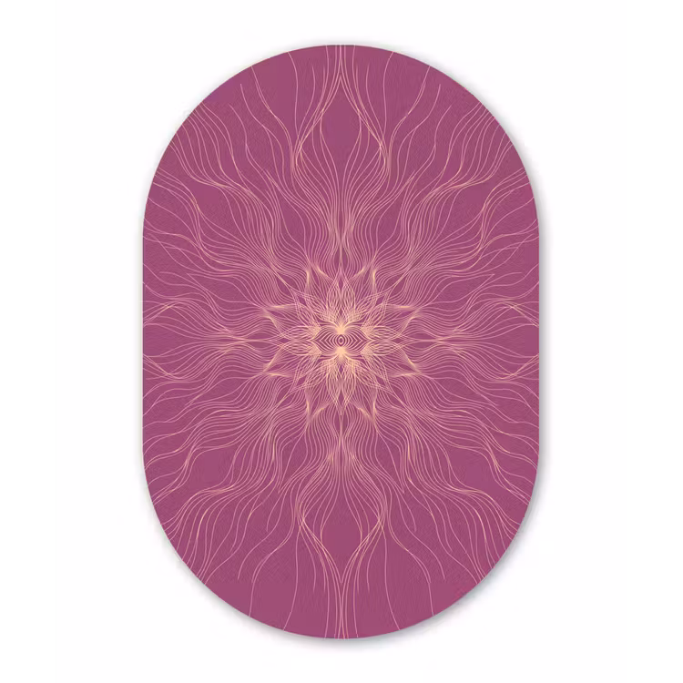 Muurovaal - Lijnen - Patroon - Abstract — 3