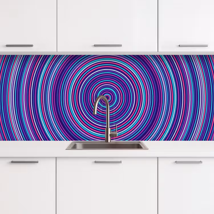 Keuken achterwand - Abstract - Cirkels - Kleurrijk — 4