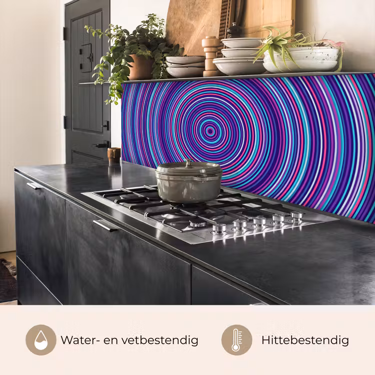 Keuken achterwand - Abstract - Cirkels - Kleurrijk — 5