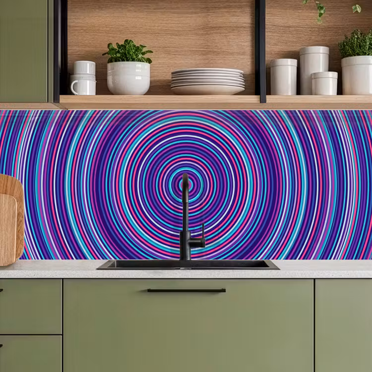 Keuken achterwand - Abstract - Cirkels - Kleurrijk — 8