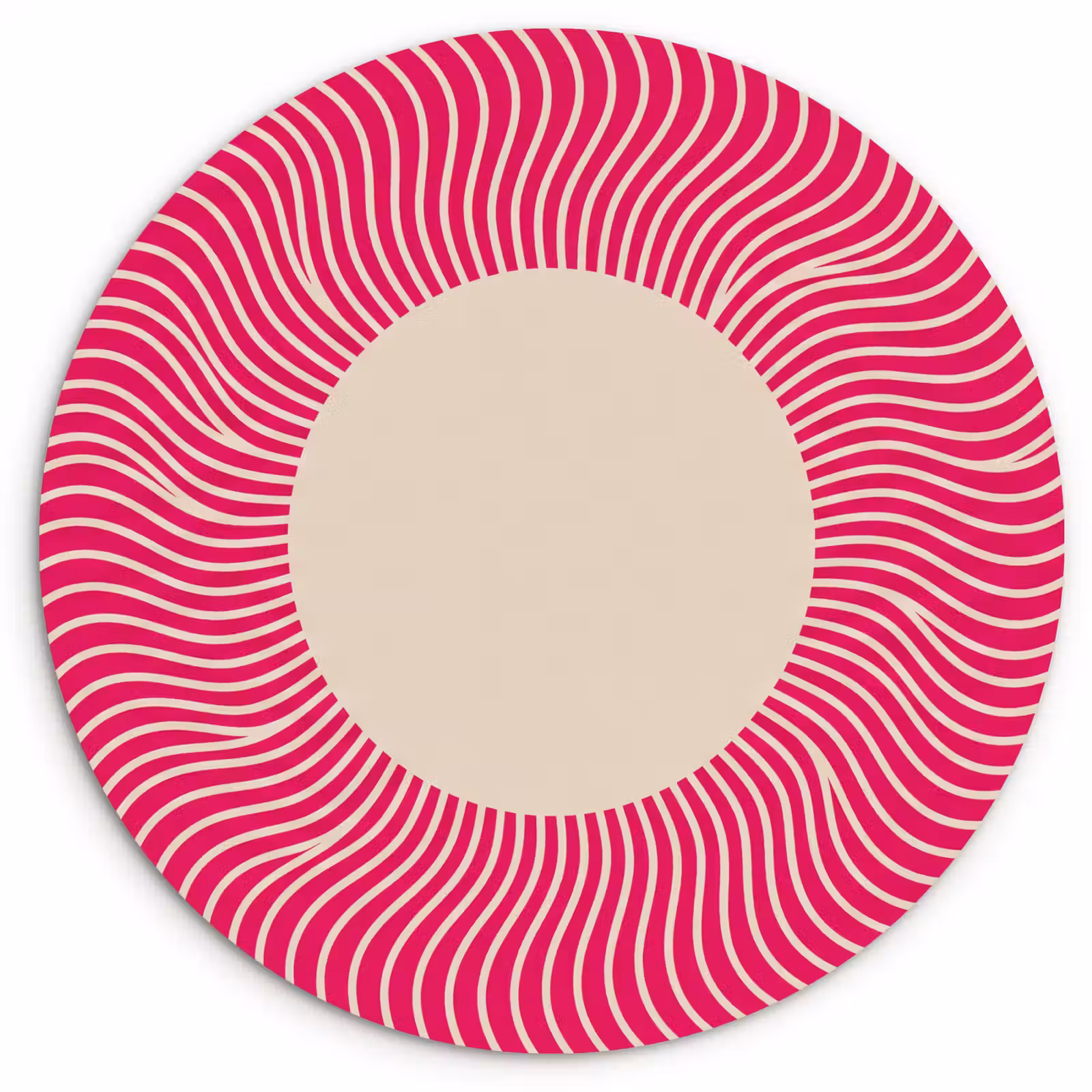 Muurcirkel - Abstract - Patroon - Roze — 1