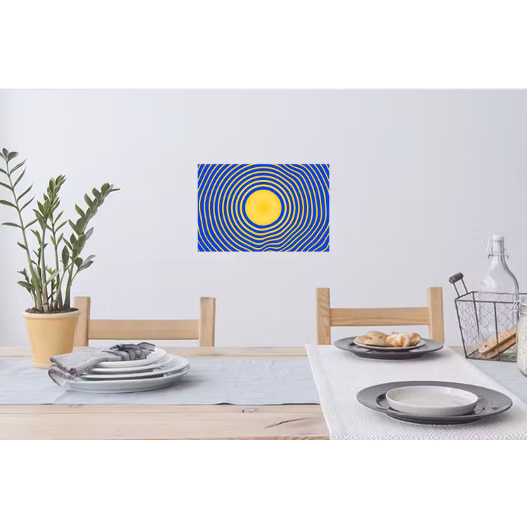 Muursticker - Abstract patroon - Blauw — 3
