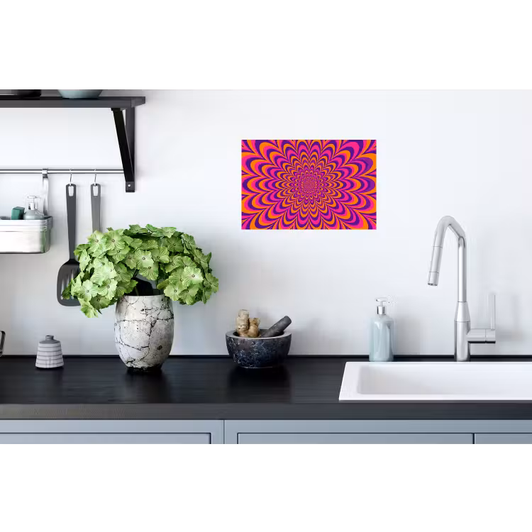 Muursticker - Patroon - Optisch - Kleurrijk — 2