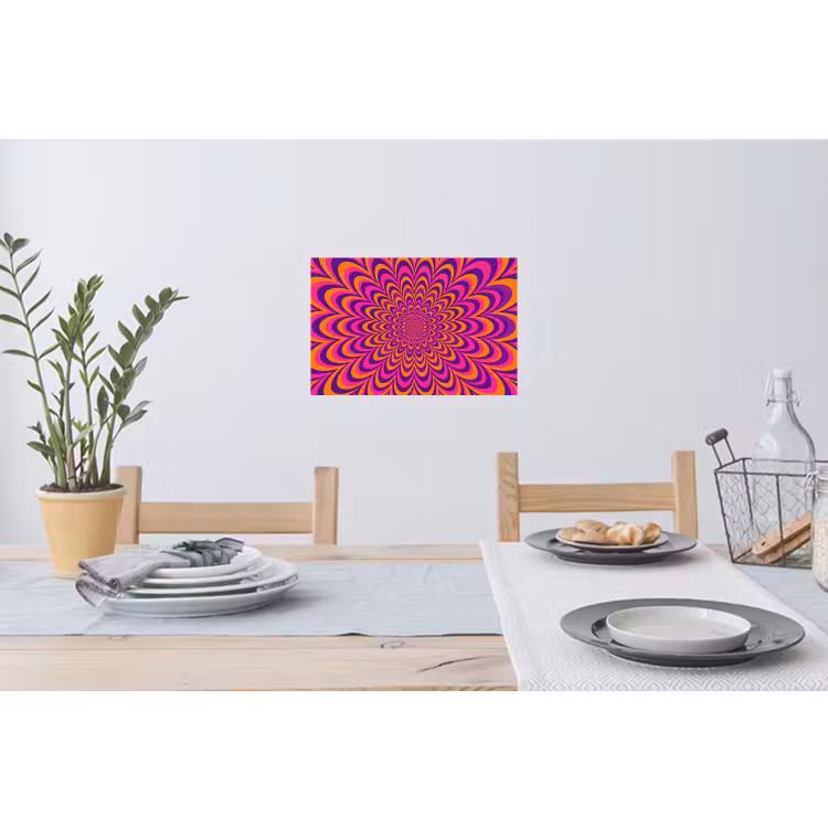 Muursticker - Patroon - Optisch - Kleurrijk — 3