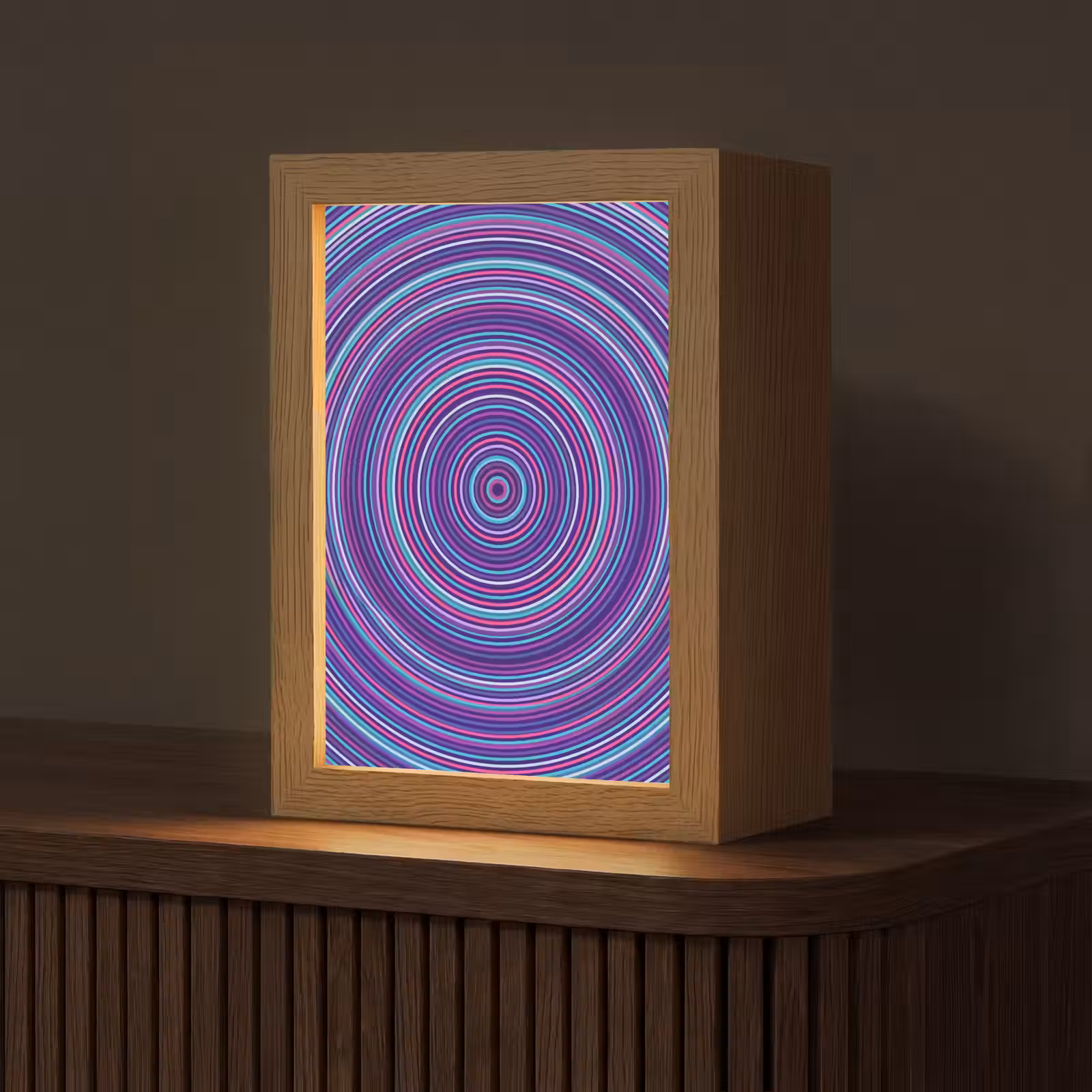 Gepersonaliseerd Lightbox - Abstract - Cirkels - Kleurrijk — 1