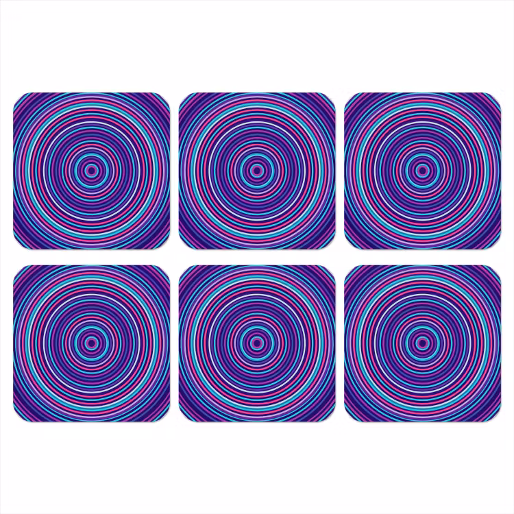 Onderzetter - Abstract - Cirkels - Kleurrijk — 1