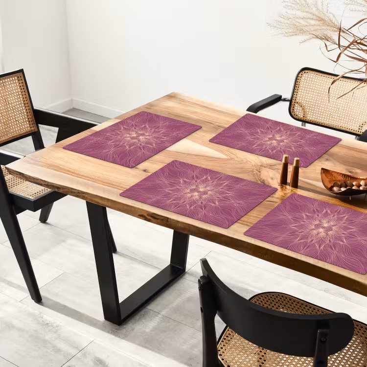 Placemat - 6 stuks - Lijnen - Patroon - Abstract — 5