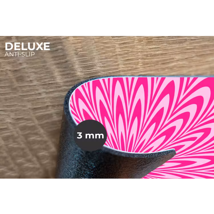 Placemat - 6 stuks - Patroon - Optisch - Roze — 4