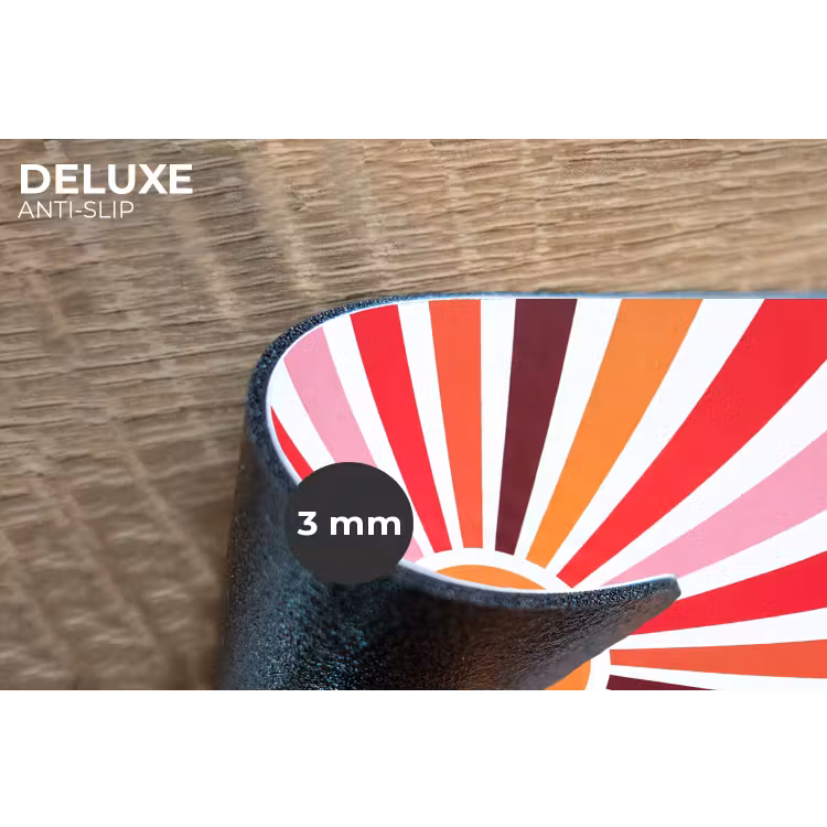 Placemat - 6 stuks - Zon - Stralen - Abstract - Kleurrijk — 4
