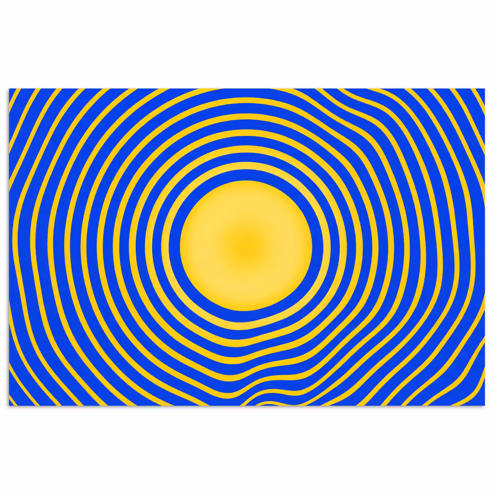 Poster - Abstract patroon - Blauw — 1