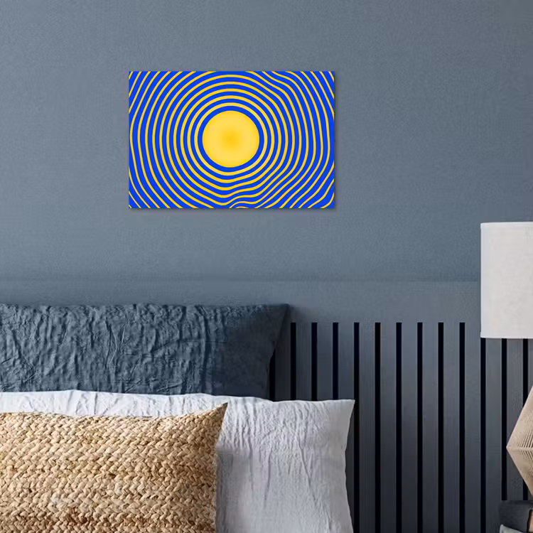 Poster - Abstract patroon - Blauw — 3