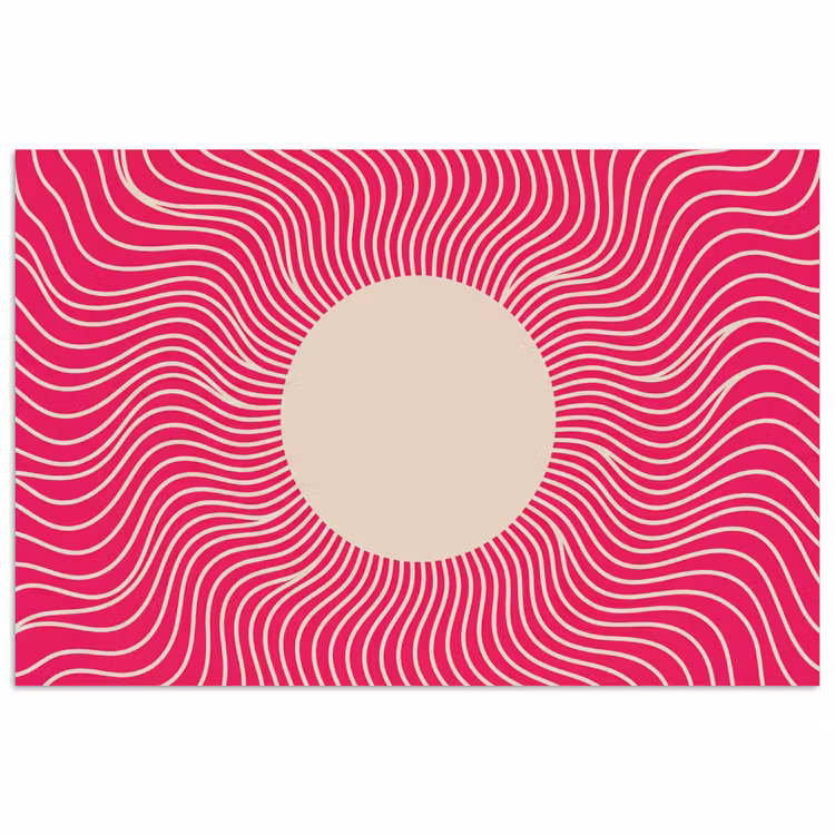Poster - Abstract - Patroon - Roze — 1
