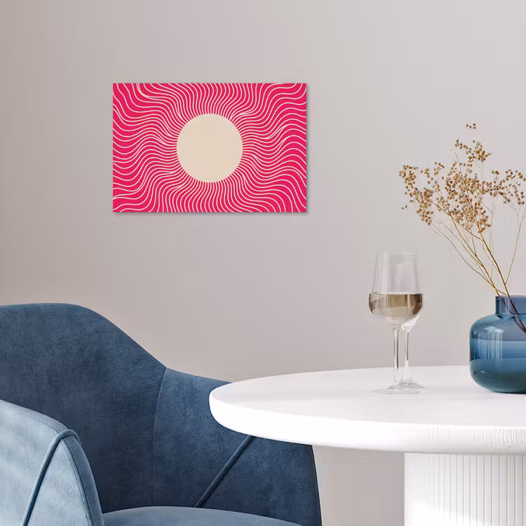 Poster - Abstract - Patroon - Roze — 4