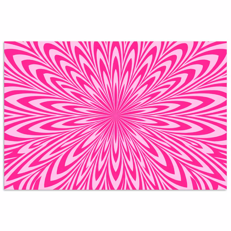 Poster - Patroon - Optisch - Roze — 1