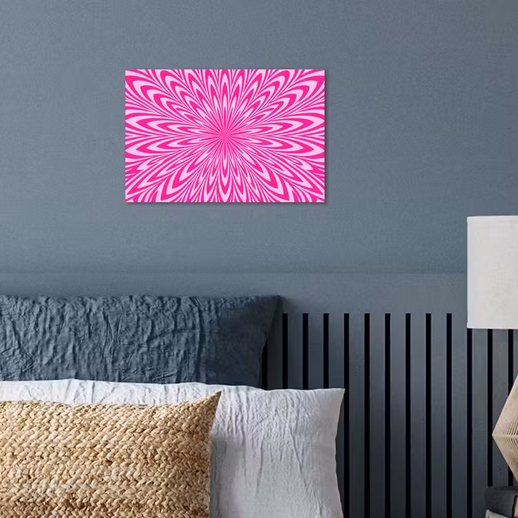 Poster - Patroon - Optisch - Roze — 3