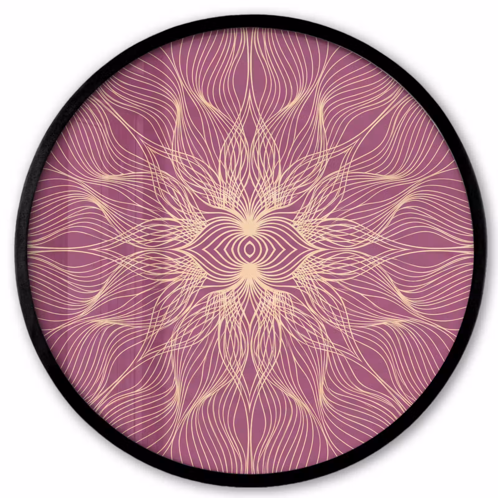 Ronde fotolijst - Lijnen - Patroon - Abstract — 1