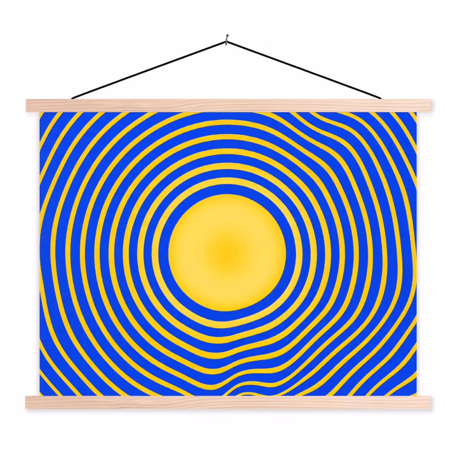 Schoolplaat - Abstract patroon - Blauw — 1