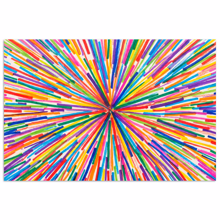 Poster - Lijnen - Kleurrijk - Abstract — 1