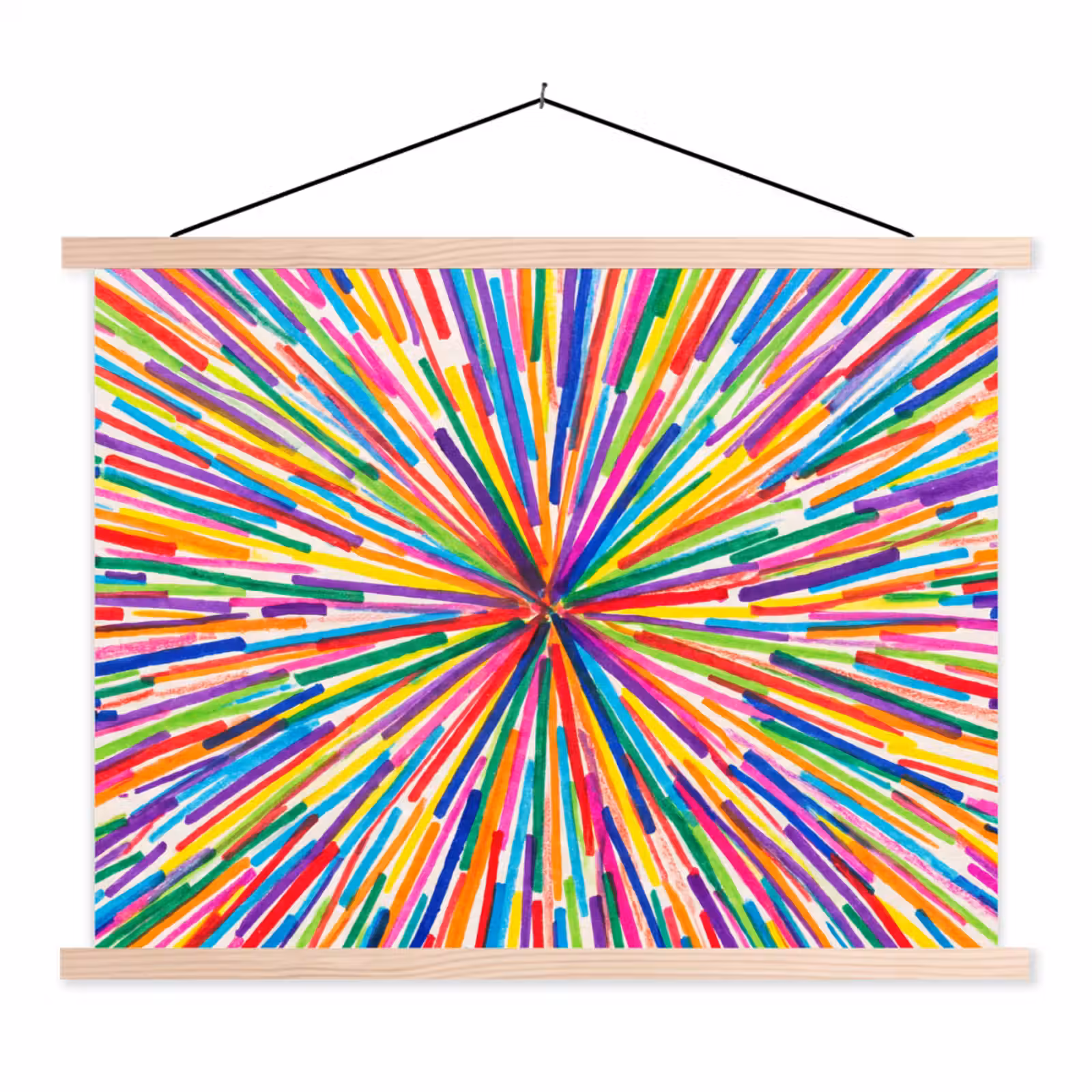 Schoolplaat - Lijnen - Kleurrijk - Abstract — 1