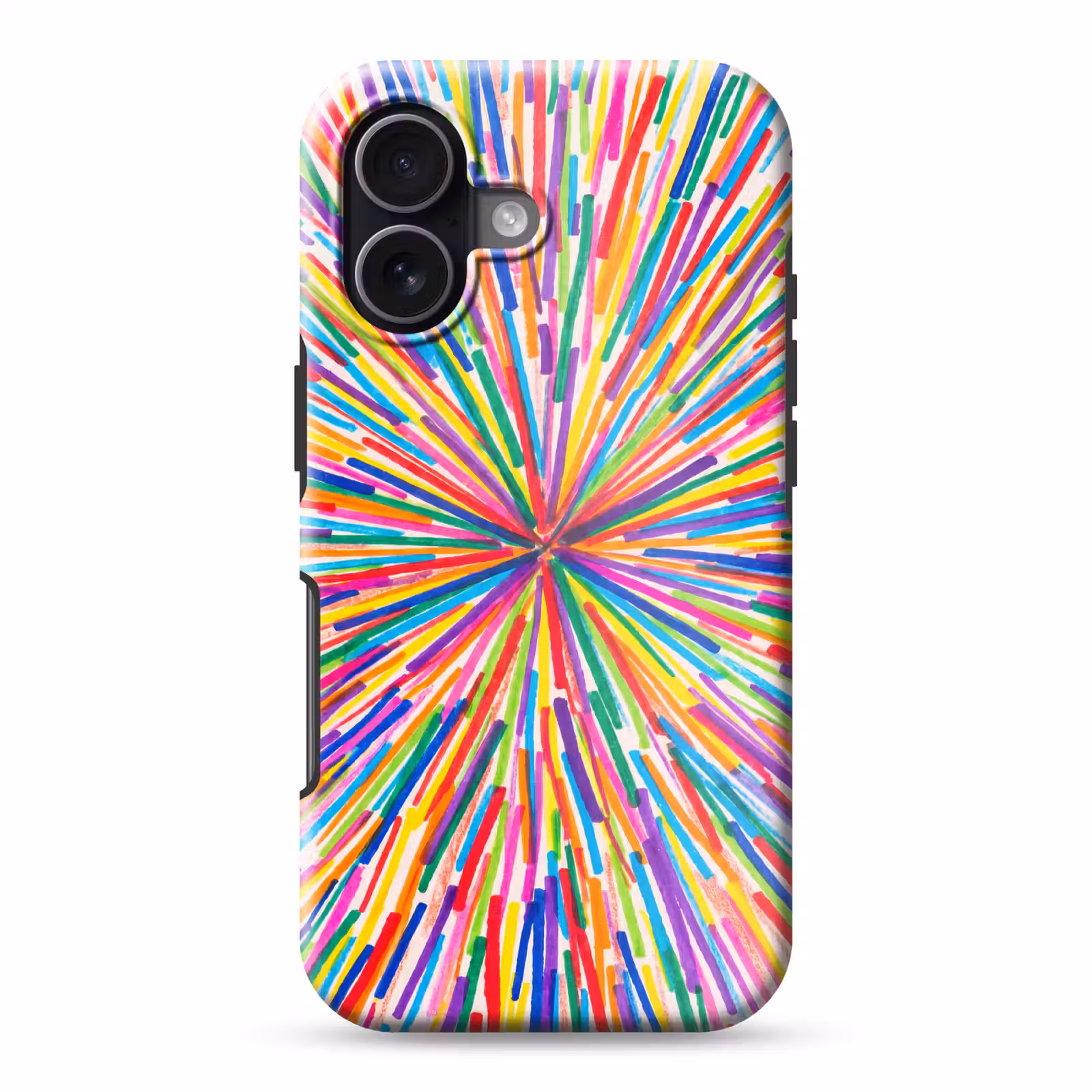 Telefoonhoesje Toughcase - Lijnen - Kleurrijk - Abstract — 1