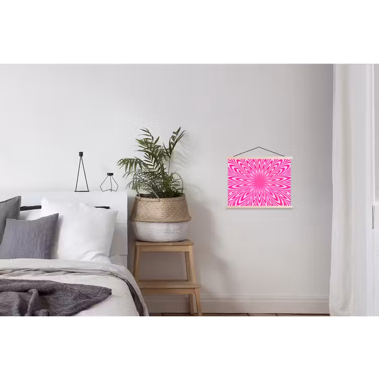 Schoolplaat - Patroon - Optisch - Roze — 2
