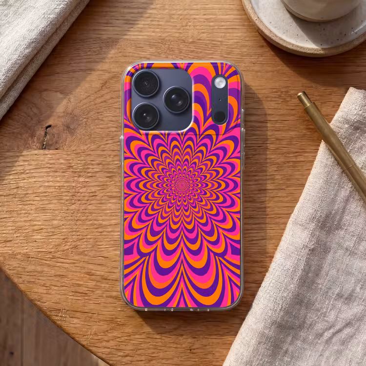 Telefoonhoesje - Patroon - Optisch - Kleurrijk — 2