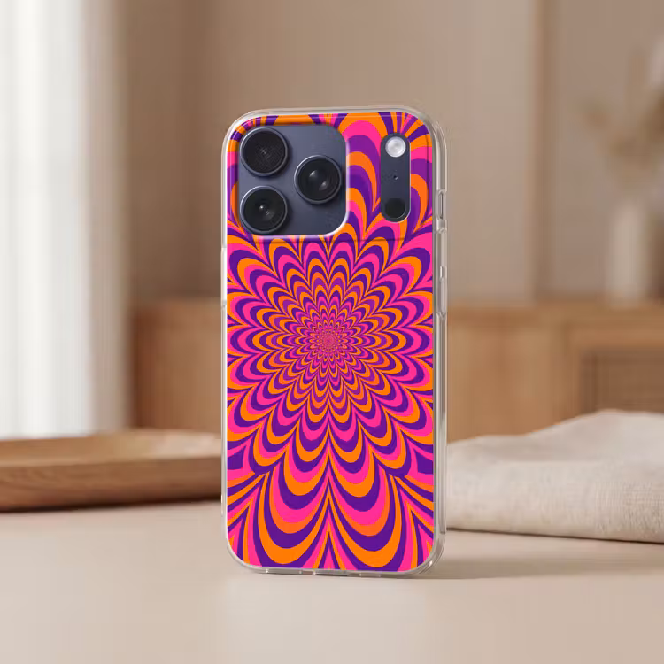 Telefoonhoesje - Patroon - Optisch - Kleurrijk — 3