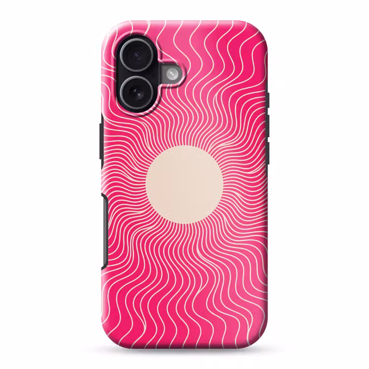 Telefoonhoesje Toughcase - Abstract - Patroon - Roze — 1