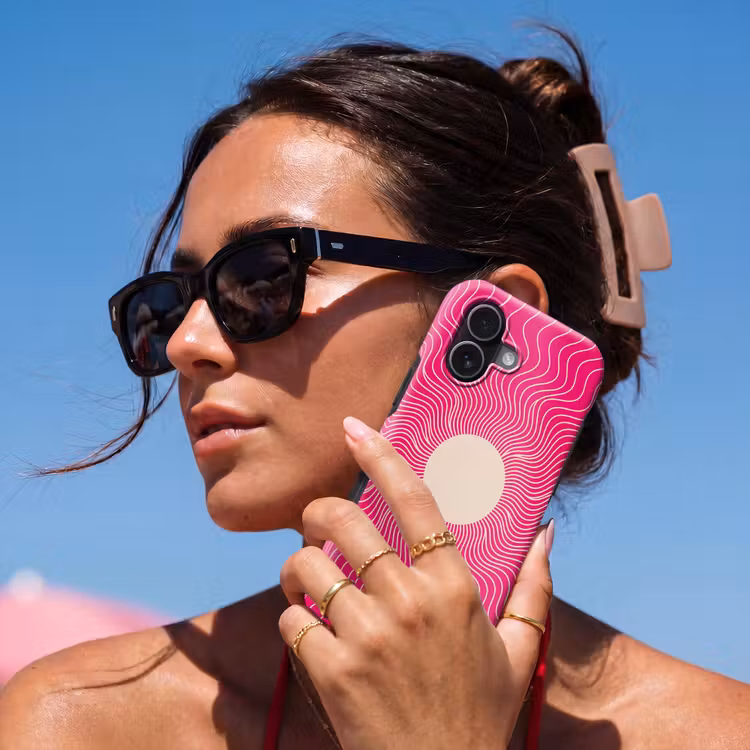 Telefoonhoesje Toughcase - Abstract - Patroon - Roze — 6