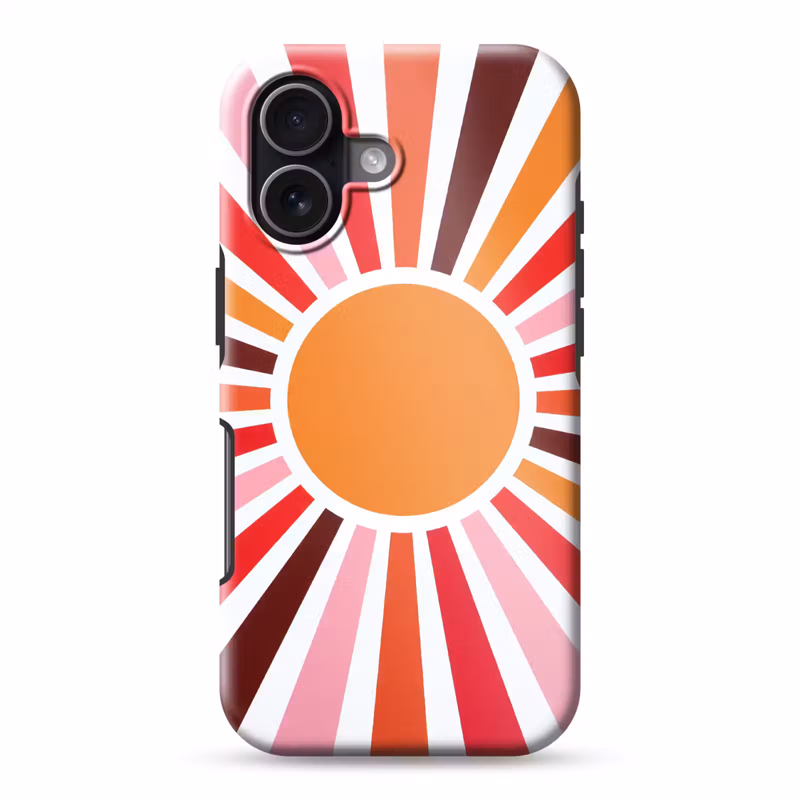 Telefoonhoesje Toughcase - Zon - Stralen - Abstract - Kleurrijk — 1