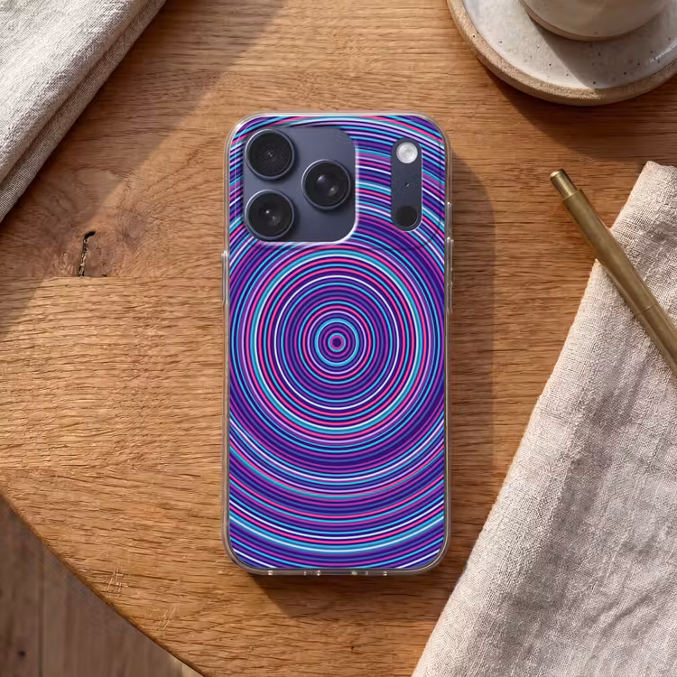 Telefoonhoesje - Abstract - Cirkels - Kleurrijk — 2