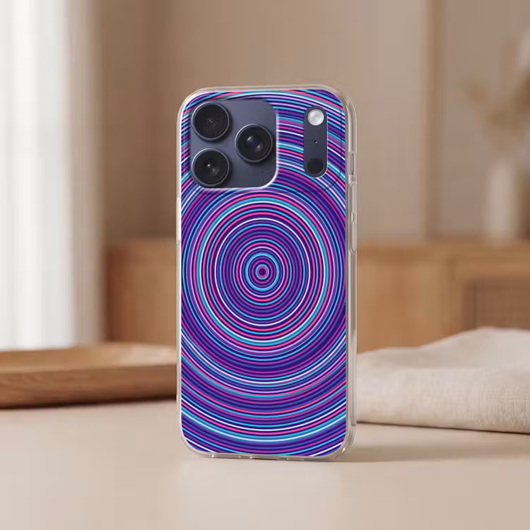 Telefoonhoesje - Abstract - Cirkels - Kleurrijk — 3