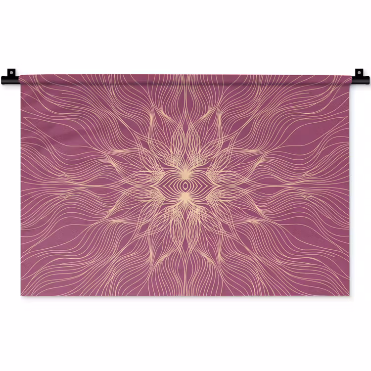 Wandkleed - Lijnen - Patroon - Abstract — 1