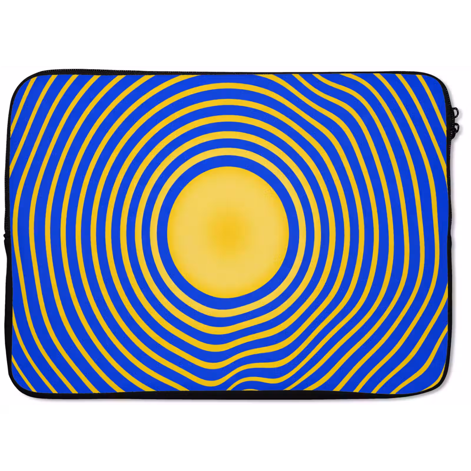 Laptophoes Abstract patroon - Blauw — 1