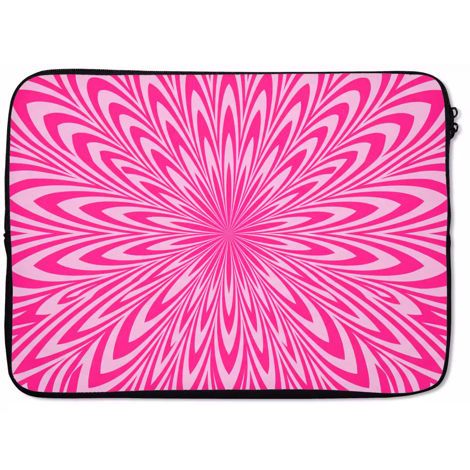 Laptophoes Patroon - Optisch - Roze — 1