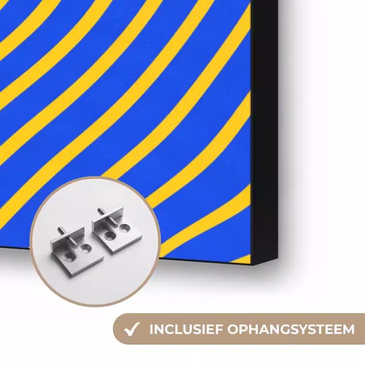 Art frame - Abstract patroon - Blauw — 6