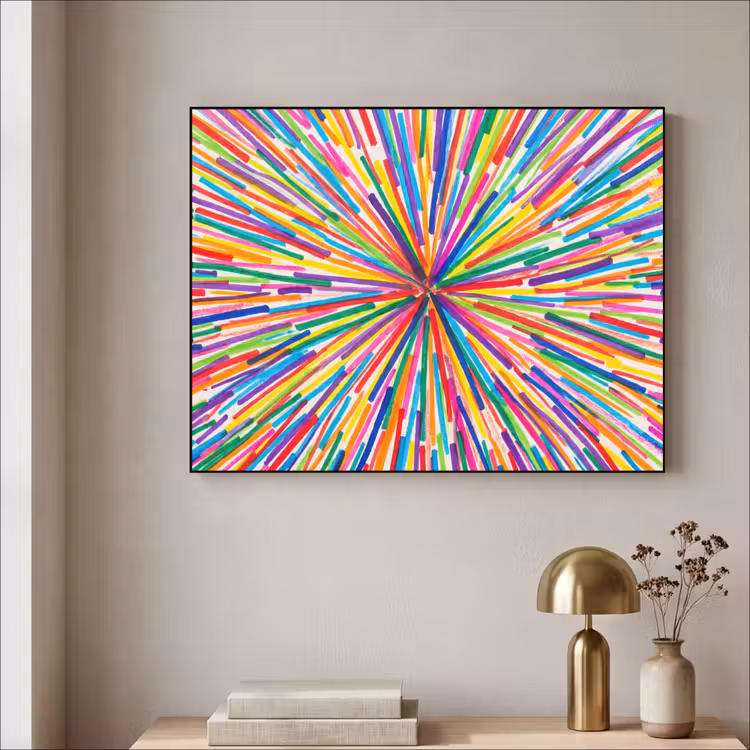 Art frame - Lijnen - Kleurrijk - Abstract — 5
