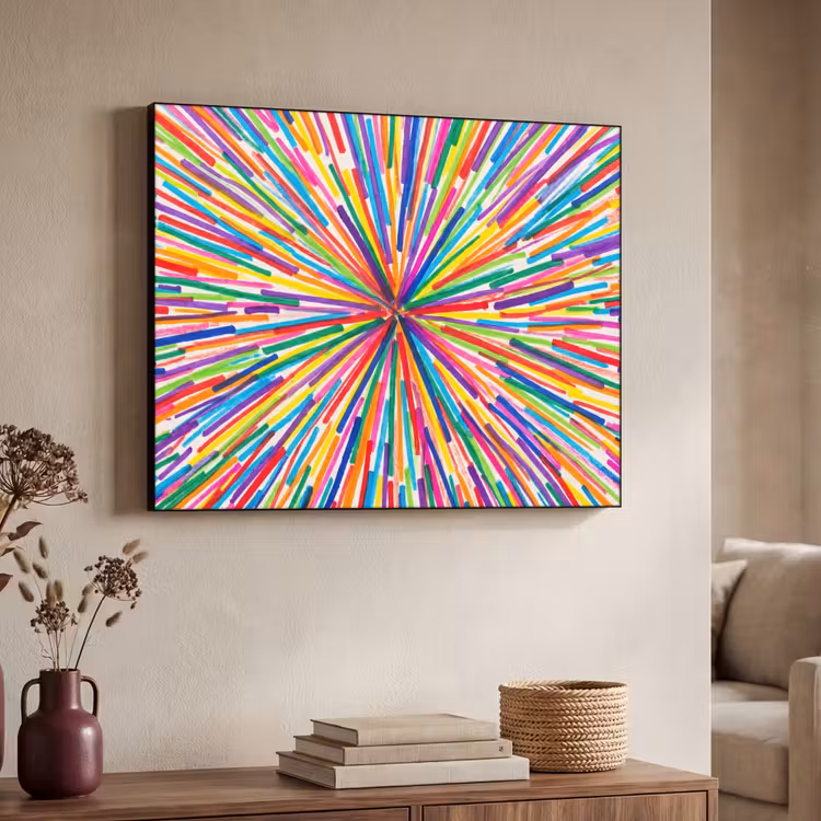 Art frame - Lijnen - Kleurrijk - Abstract — 7