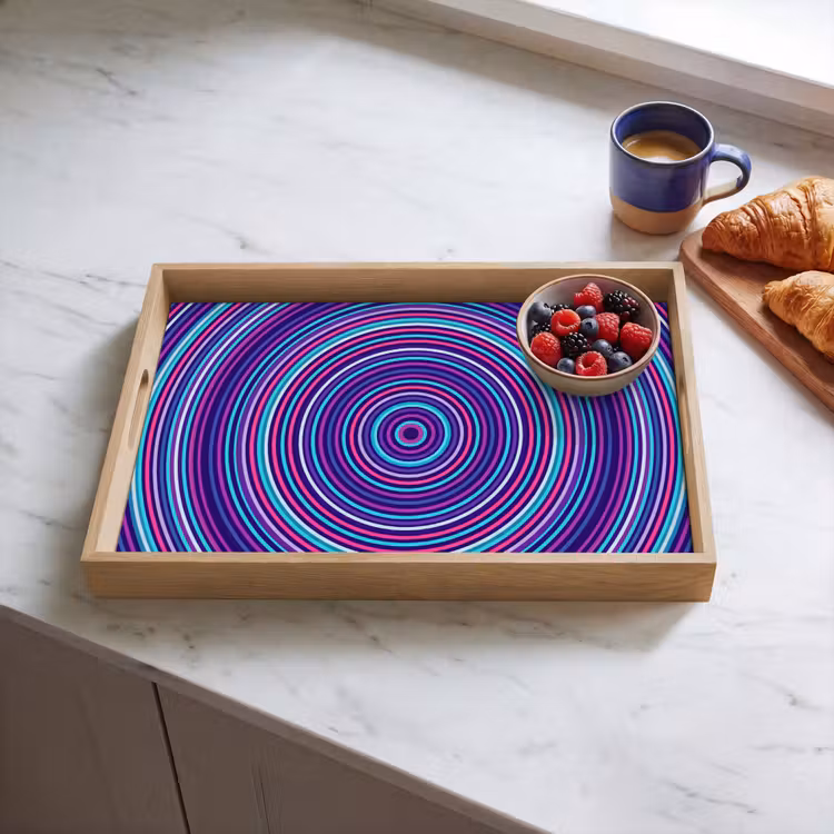 Dienblad - Abstract - Cirkels - Kleurrijk — 4