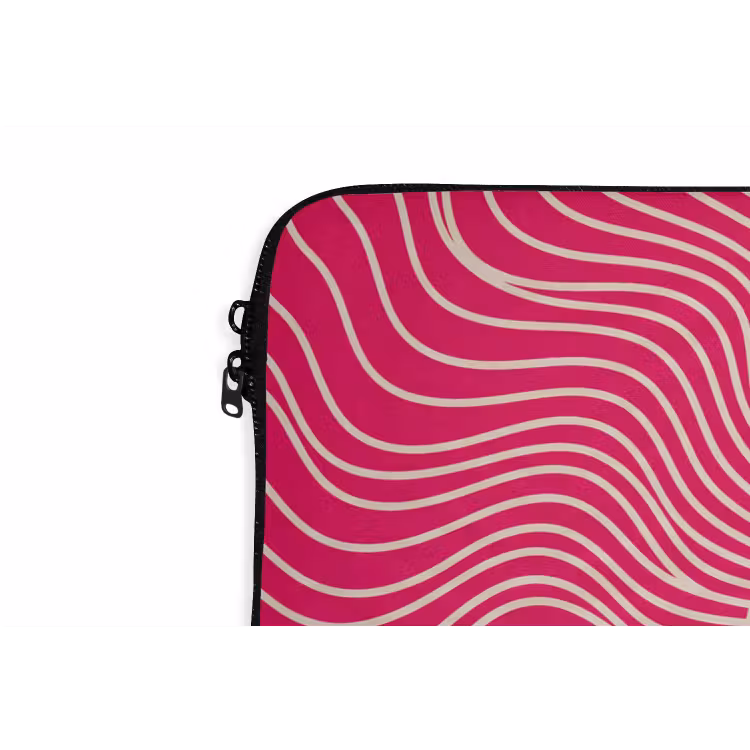 Laptophoes Abstract - Patroon - Roze — 5