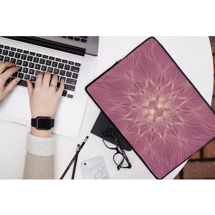 Laptophoes Lijnen - Patroon - Abstract — 3