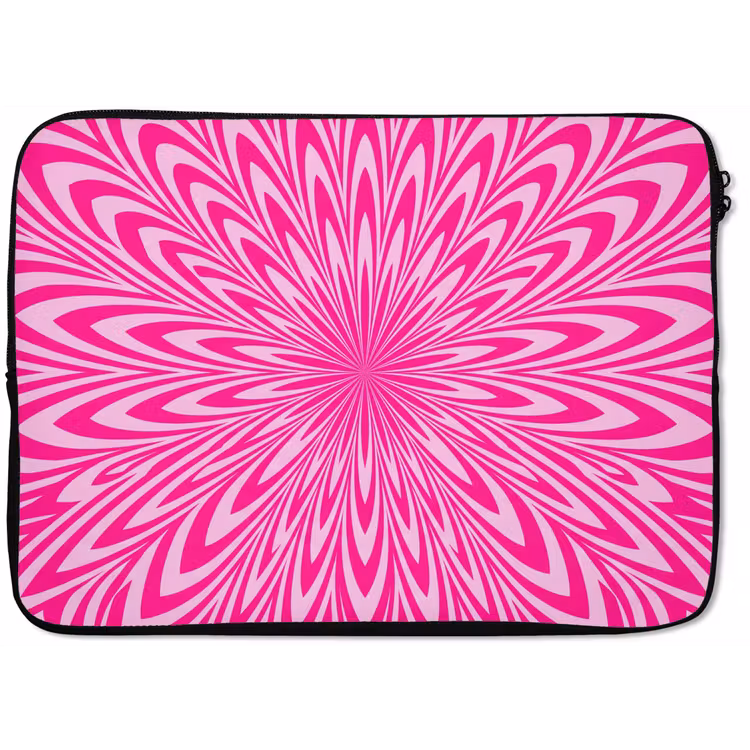 Laptophoes Patroon - Optisch - Roze — 1