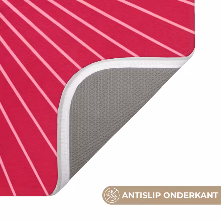 WC Mat - Hart - Stralen - Liefde - Abstract - Roze — 4
