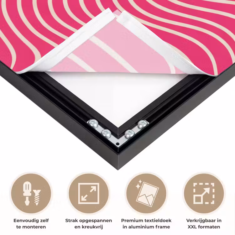Art frame - Abstract - Patroon - Roze — 8