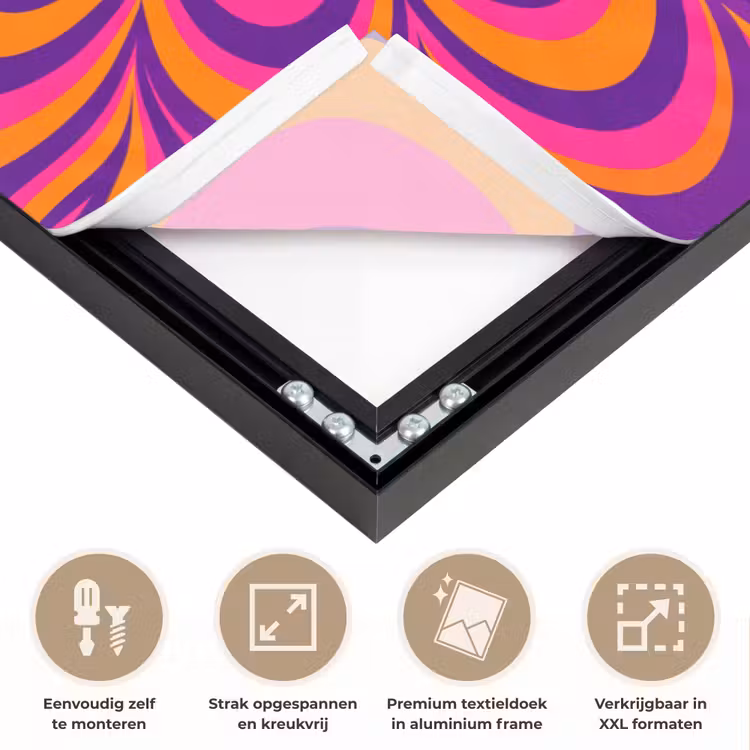 Art frame - Patroon - Optisch - Kleurrijk — 8