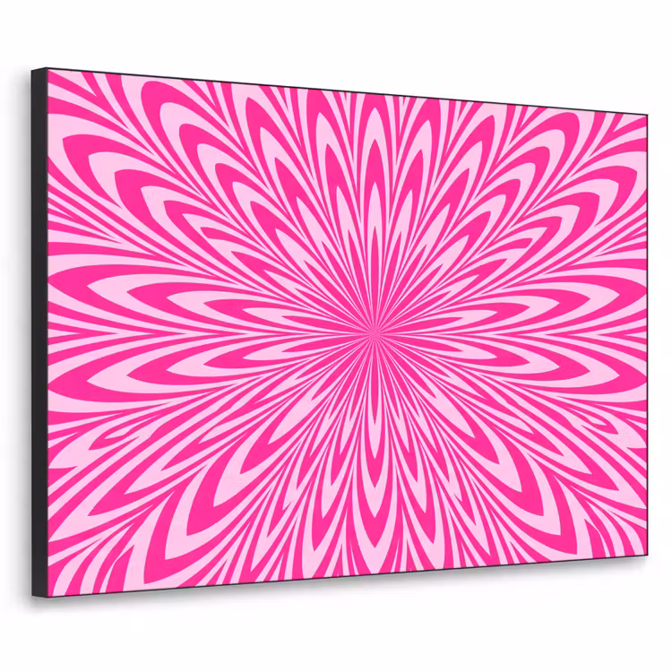 Art frame - Patroon - Optisch - Roze — 1