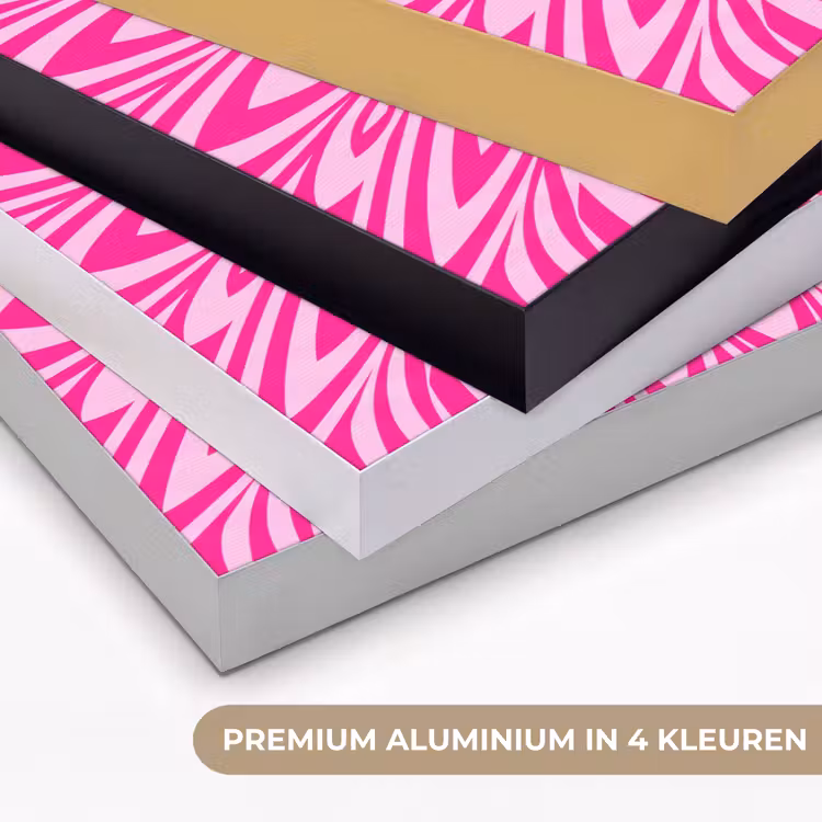Art frame - Patroon - Optisch - Roze — 2